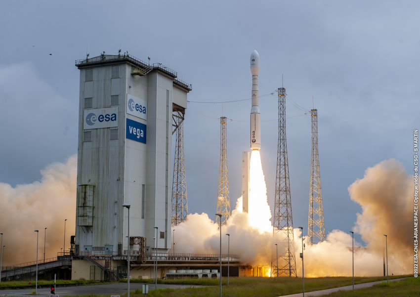 CREDIT ESA/CNES/Arianespace/Optique Video du CSG/S Martin