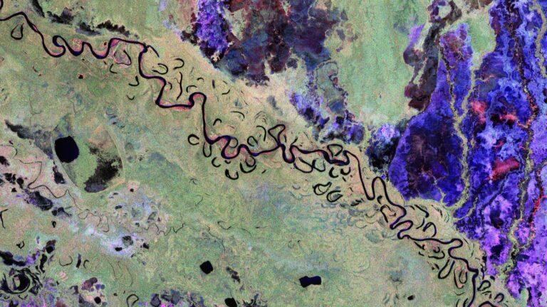 Primera imagen de la misión Biomass de la ESA. Foto: ESA.