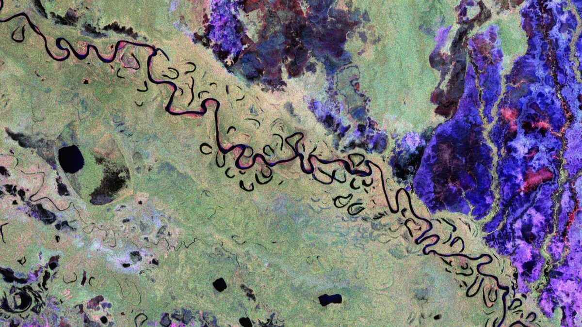 Primera imagen de la misión Biomass de la ESA. Foto: ESA.