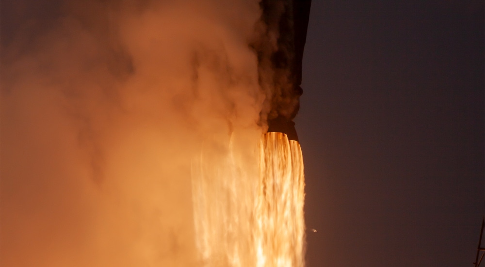 Lanzamiento de Falcon 9. Foto: SpaceX