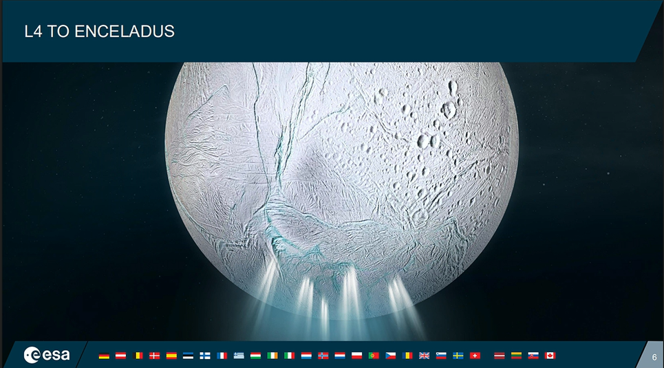Nueva misión a Encélado. Foto: ESA.